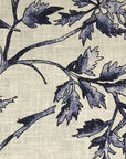 Pure Linen Grape Vines Print Cream | BH LINEN novelty linen fabric