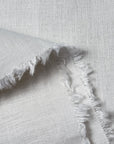 Linen/Cotton Blend Stretch Fabric Ivory | BH LINEN linen blend fabric
