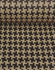 Pure Linen Windmill Interwoven 2-Tone Brown/Mocha | BH LINEN novelty linen fabric