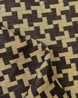 Pure Linen Windmill Interwoven 2-Tone Brown/Mocha | BH LINEN novelty linen fabric