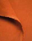Pure Linen Fabric 5.5 oz/y² Saffron | BH LINEN pure linen fabric by the yard