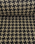 Pure Linen Windmill Interwoven 2-Tone Black/Slate | BH LINEN novelty linen fabric