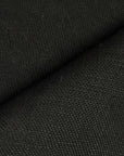 Pure Linen fabric 10.5oz Black | BH LINEN pure linen fabric by the yard