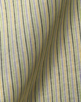 Pure Linen Matched Yarn-Dyed Stripe 5-Tone Tweed | BH LINEN novelty linen fabric