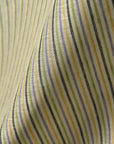Pure Linen Matched Yarn-Dyed Stripe 5-Tone Tweed | BH LINEN novelty linen fabric