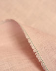 Pure Linen Fabric 5.5 oz/y² Blush | BH LINEN pure linen fabric by the yard