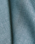 Pure Linen Fabric 5.5 oz/y² Deepwater | BH LINEN pure linen fabric by the yard