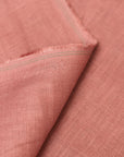 Pure Linen Fabric 5.5 oz/y² Light Rust | BH LINEN pure linen fabric by the yard