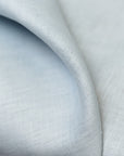Pure Linen Fabric 5.5 oz/y² Powder Blue | BH LINEN pure linen fabric by the yard