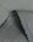 Pure Linen Fabric 5.5 oz/y² Pewter | BH LINEN pure linen fabric by the yard