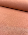 Pure Linen Fabric 5.5 oz/y² Clay | BH LINEN pure linen fabric by the yard