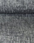 Pure Linen Fabric 2-Tone Melange 5 oz/y² Black/Off-White | BH LINEN pure linen fabric by the yard