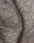 Pure Linen Fabric 2-Tone Melange 5 oz/y² Brown/Off-White | BH LINEN pure linen fabric by the yard