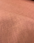 Pure Linen Fabric 5.5 oz/y² Clay | BH LINEN pure linen fabric by the yard