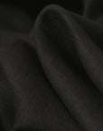 Pure Linen Fabric 5.5 oz/y² Black | BH LINEN pure linen fabric by the yard