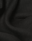 Pure Linen Fabric 5.5 oz/y² Black | BH LINEN pure linen fabric by the yard