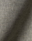 Pure Linen Matched Yarn-Dyed Stripe Black Tweed | BH LINEN novelty linen fabric