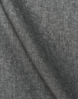 Pure Linen Fabric 2-Tone Melange 4 oz/y² Black/Off-White | BH LINEN pure linen fabric by the yard