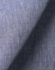 Pure Linen Matched Yarn-Dyed Stripe Blue Tweed | BH LINEN novelty linen fabric
