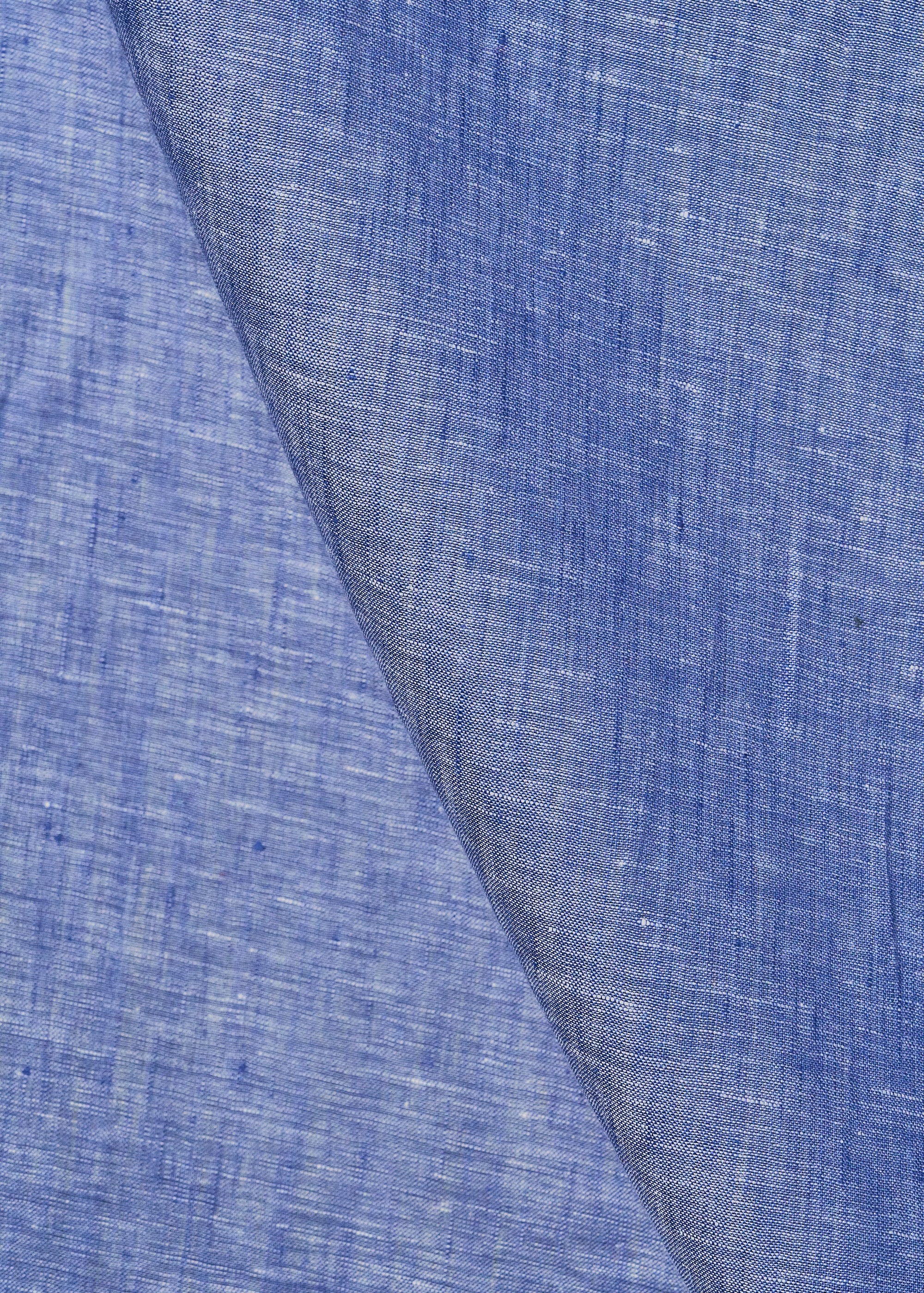 Pure Linen Fabric 2-Tone Melange 4 oz/y² (Blue/Off-White) – BH LINEN