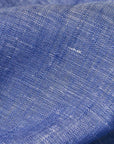 Pure Linen Fabric 2-Tone Melange 4 oz/y² Blue/Off-White | BH LINEN pure linen fabric by the yard