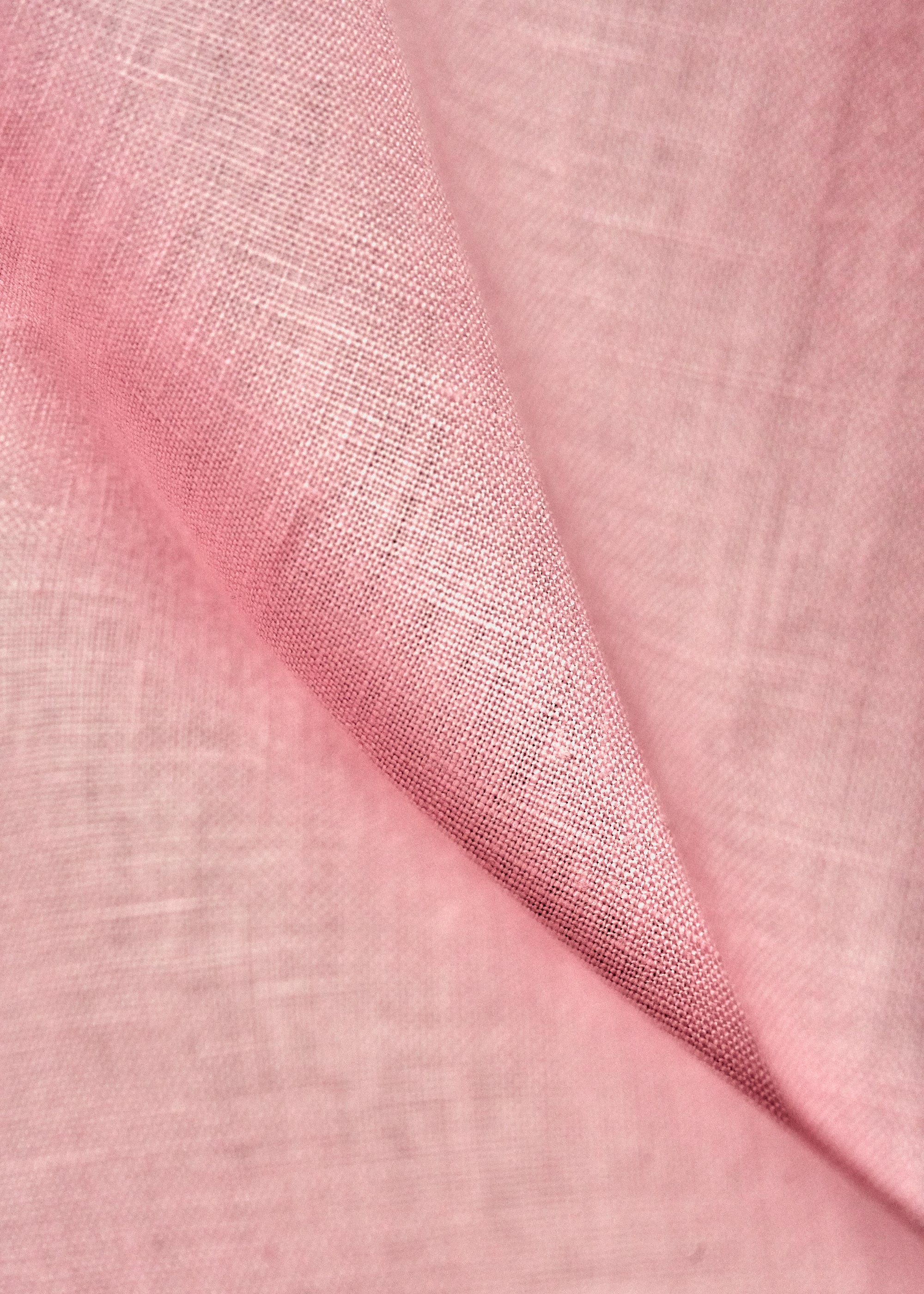 Bubble Gum Silk Linen (Matka) Fabric