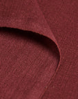 Linen/Silk Blend Fabric Burgundy | BH LINEN linen blend fabric