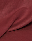 Linen/Silk Blend Fabric Burgundy | BH LINEN linen blend fabric
