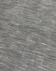 Pure Linen Fabric 2-Tone Melange 6 oz/y² Charcoal/Ivory | BH LINEN pure linen fabric by the yard