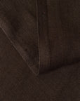 Pure Linen Fabric 6.5 oz/y² Chocolate | BH LINEN pure linen fabric by the yard