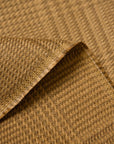 Pure Linen 2-Tone Houndstooth LargeCheck Fabric | BH LINEN novelty linen fabric