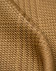 Pure Linen 2-Tone Houndstooth LargeCheck Fabric | BH LINEN novelty linen fabric