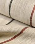 (Swatch) Linen Novelty Herringbone Yarn-Dyed Stripe
