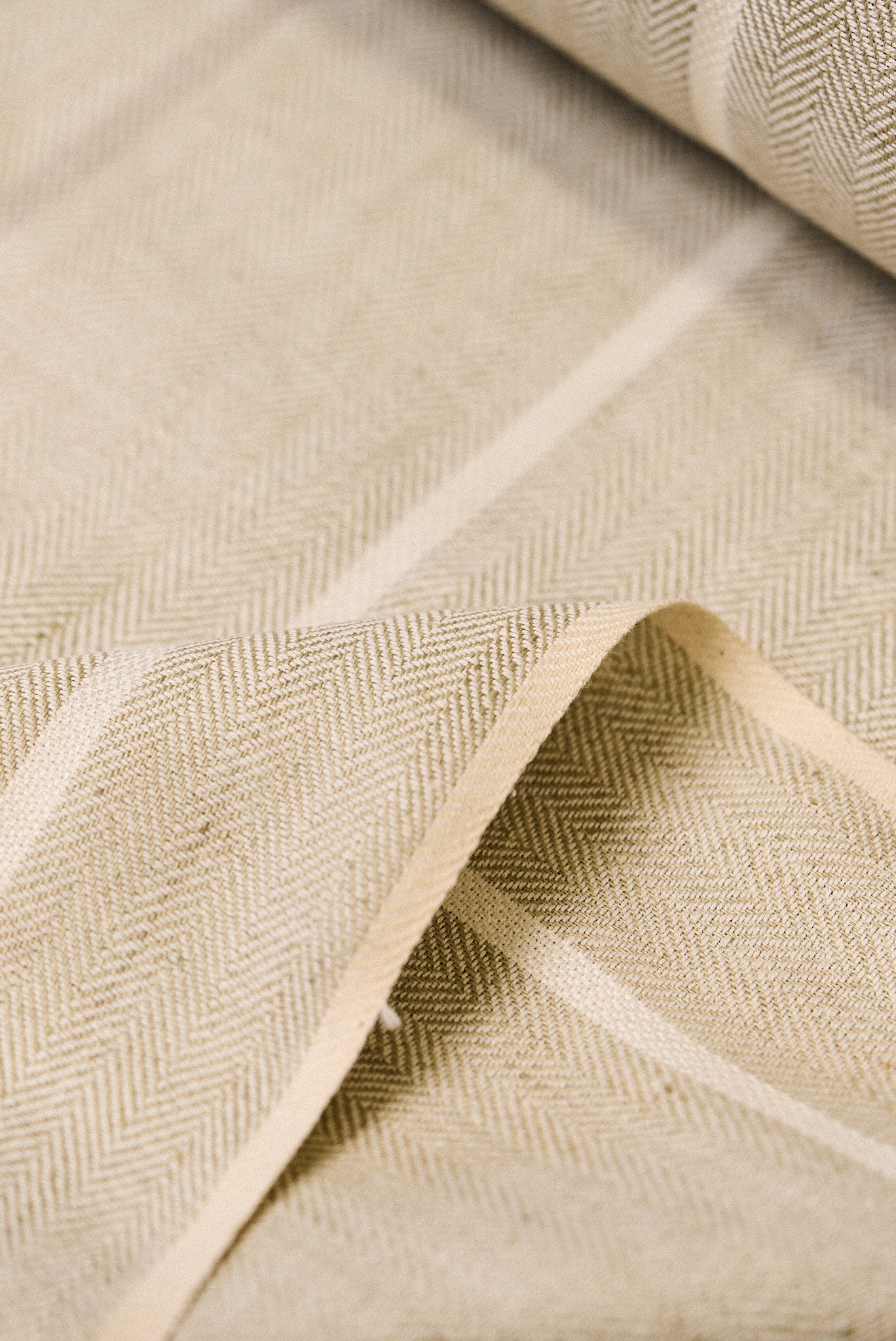Japanese Yarn Dyed Royal Check Cream Japanese Yarn Dyed Royal Check Cream