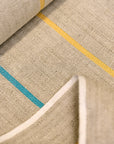 Linen Novelty Herringbone Yarn-Dyed Stripe Fabric | BH LINEN novelty linen fabric