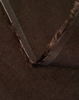 Pure Linen Fabric 5.5 oz/y² Dark Chocolate | BH LINEN pure linen fabric by the yard