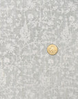 Pure Linen Dense Flower Embroidered Fabric | BH LINEN novelty linen fabric