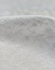 Pure Linen Dense Flower Embroidered Fabric | BH LINEN novelty linen fabric
