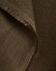 Pure Linen Fabric 5.5 oz/y² Earth | BH LINEN pure linen fabric by the yard