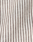 Pure Linen Yarn-Dyed 1/4" Stripe 2-Tone Natural/Off-White | BH LINEN novelty linen fabric