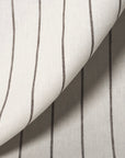 Pure Linen Yarn-Dyed Wide Stripe 2-Tone Fabric | BH LINEN novelty linen fabric