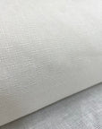 Pure Linen Diamond Jacquard Fabric 4 oz/y² Ivory | BH LINEN novelty linen fabric