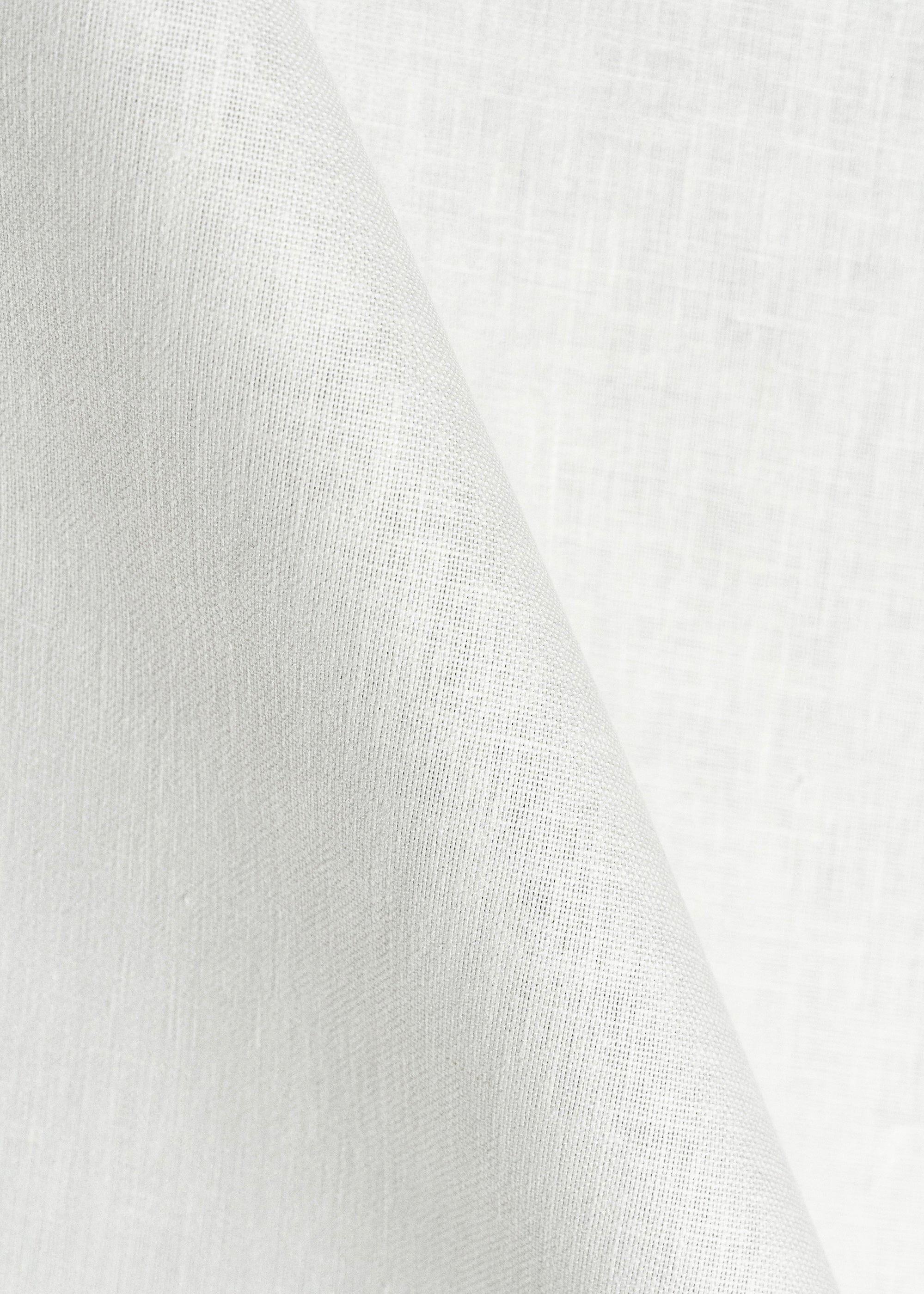 chinese dress ladies Pure Linen Fabric 8 oz/y² White [LSP-L080]