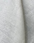 Pure Linen Diamond Jacquard Fabric 4 oz/y² Ivory | BH LINEN novelty linen fabric