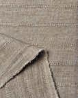Swatch – Pure Linen Stitch Stripe Jacquard Fabric Natural | BH LINEN linen fabric samples