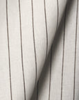 Pure Linen Yarn-Dyed Wide Stripe 2-Tone Fabric | BH LINEN novelty linen fabric