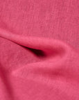 Pure Linen Fabric 5.5 oz/y² Pink Glo | BH LINEN pure linen fabric by the yard