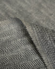 (Swatch) Linen Novelty Herringbone Yarn-Dyed