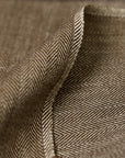 (Swatch) Linen Novelty Herringbone Yarn-Dyed