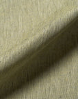 Pure Linen Matched Yarn-Dyed Stripe Green Tweed | BH LINEN novelty linen fabric